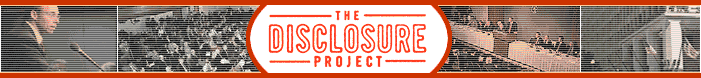 "The Disclosure Project" click-through banner